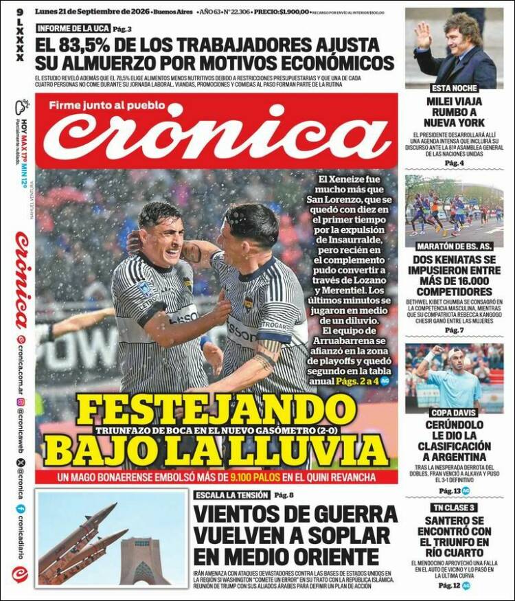 Portada de La Voz del Chaco (Argentina)