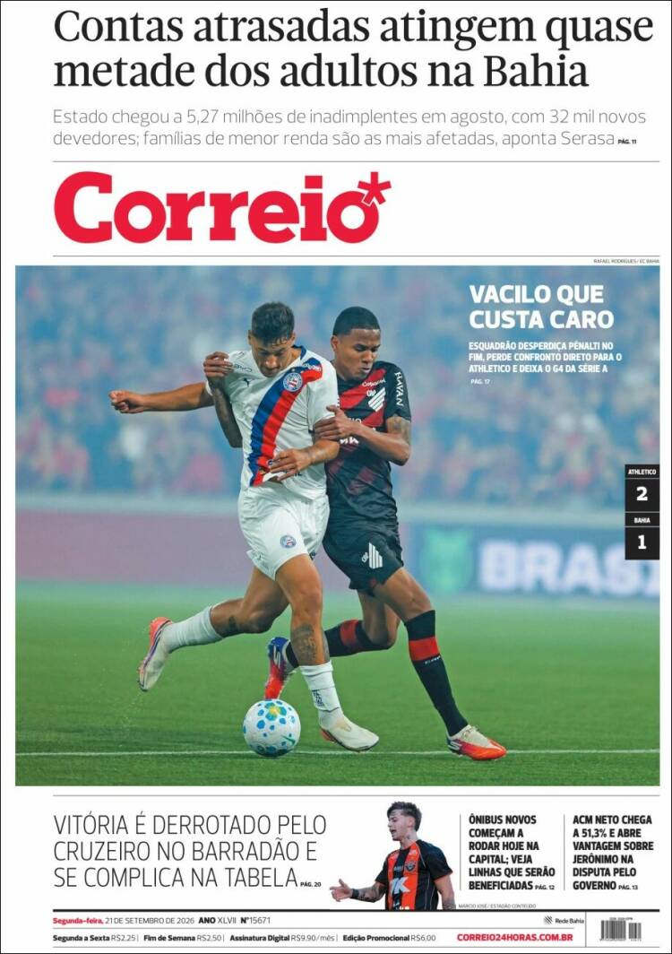 Portada de Correio* (Brasil)