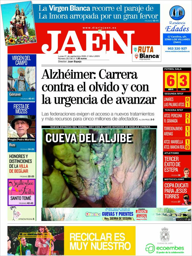 Portada de Diario Jaén (Espa&ntilde;a)