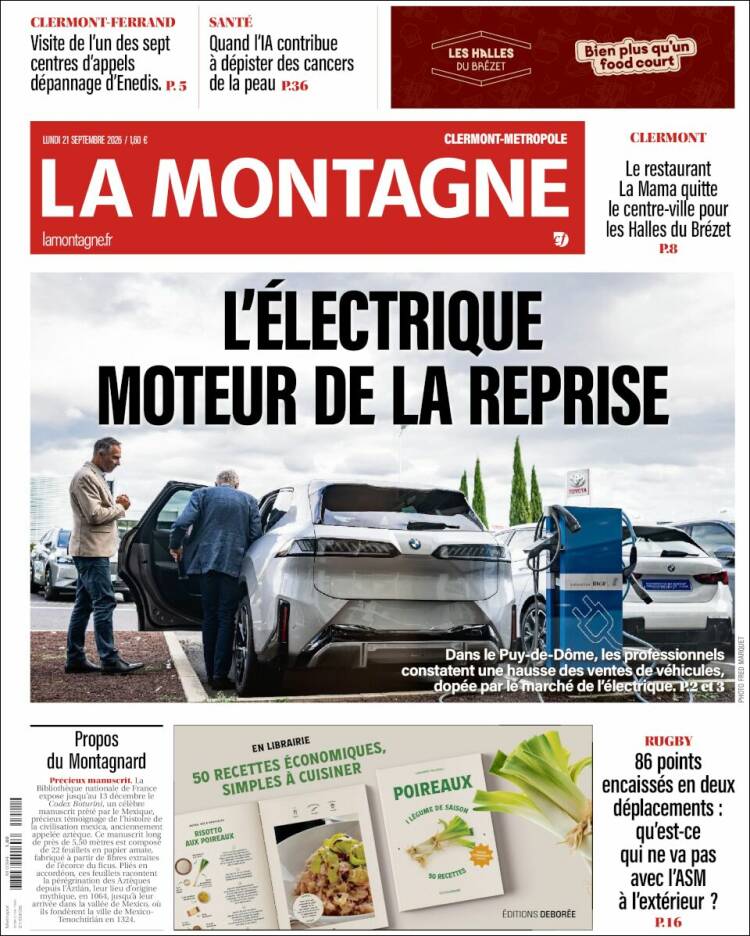 Portada de La Montagne (Francia)