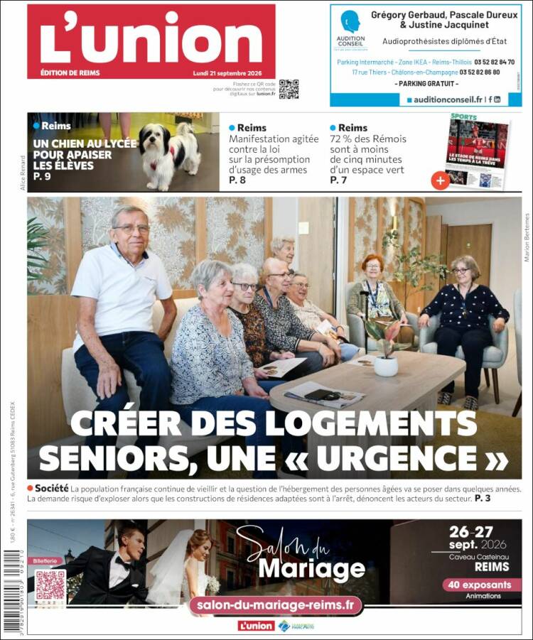 Portada de L'Union (Francia)