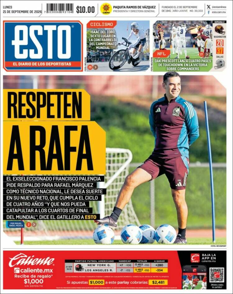 Portada de Esto (M&eacute;xico)