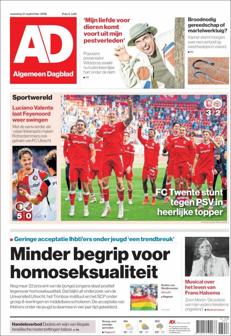 Portada de AD (Pa&iacute;ses Bajos)