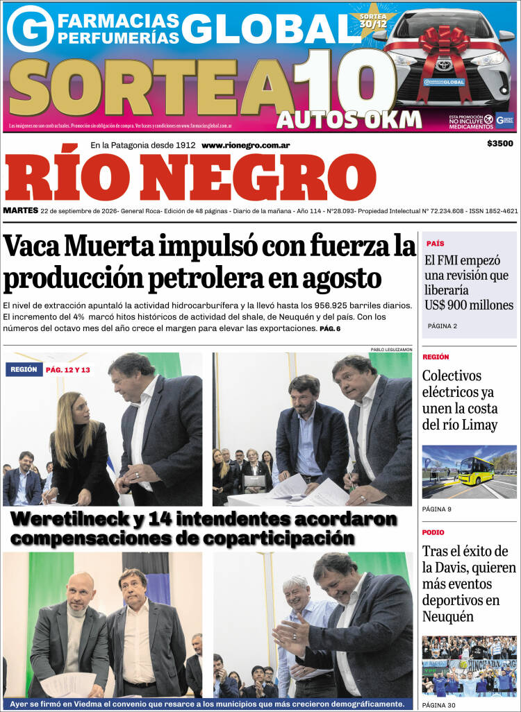 Portada de Rio Negro (Argentina)