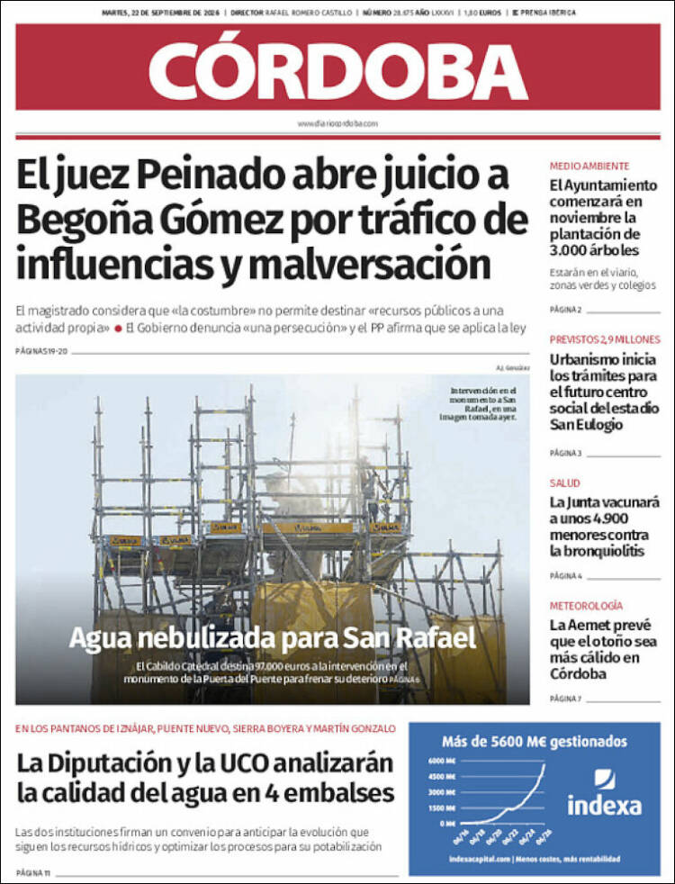 Portada de Diario de Córdoba (Espa&ntilde;a)