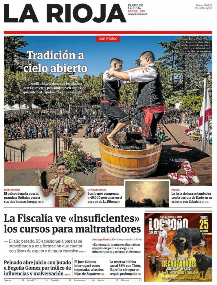 Portada de La Rioja (Espa&ntilde;a)