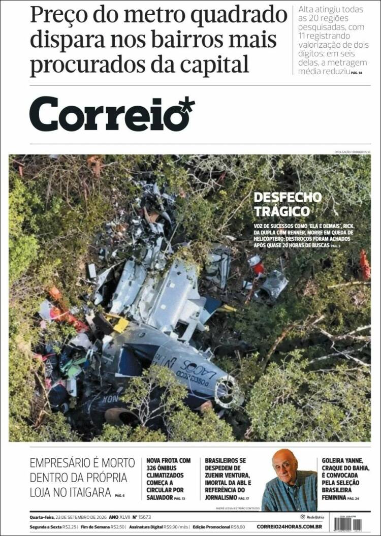 Portada de Correio* (Brasil)