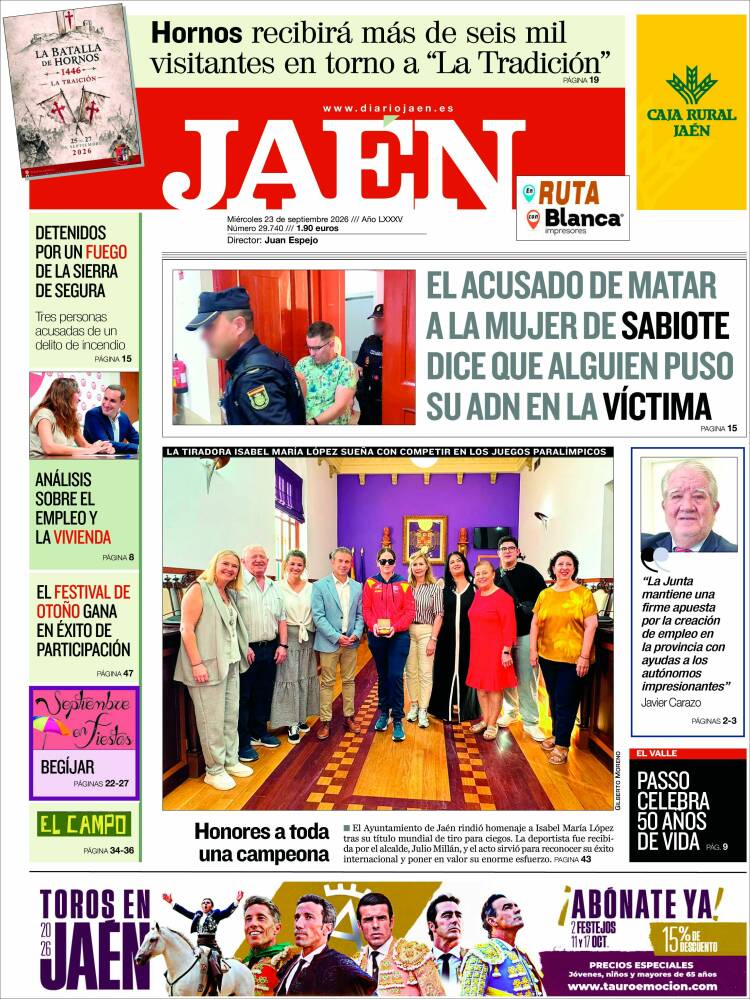 Portada de Diario Jaén (Espa&ntilde;a)