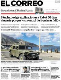 Portada de El Correo - Guipuzcoa (Spain)