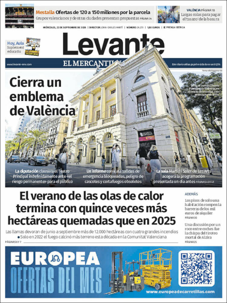 Portada de Levante (Espa&ntilde;a)