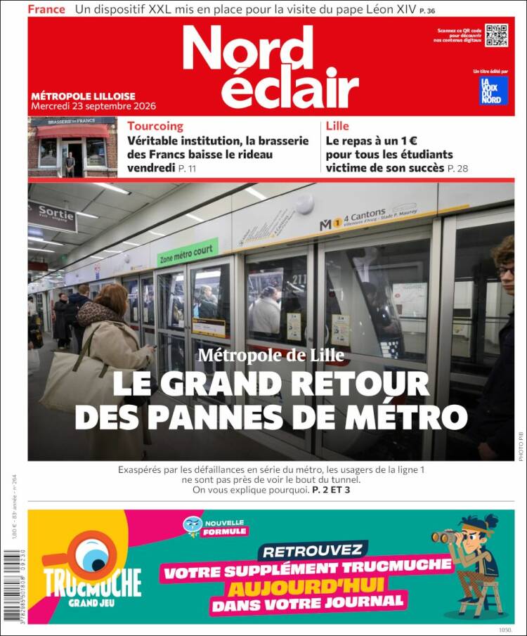 Portada de Nord Éclair (Francia)
