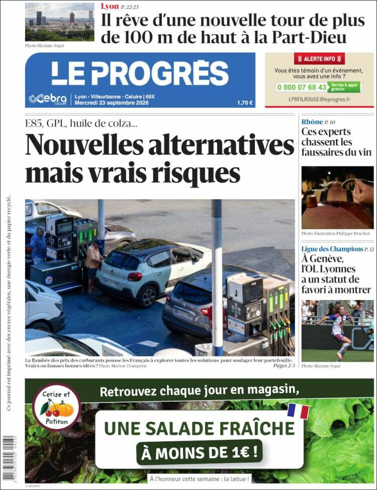 Portada de Progres de Fecamp (Francia)