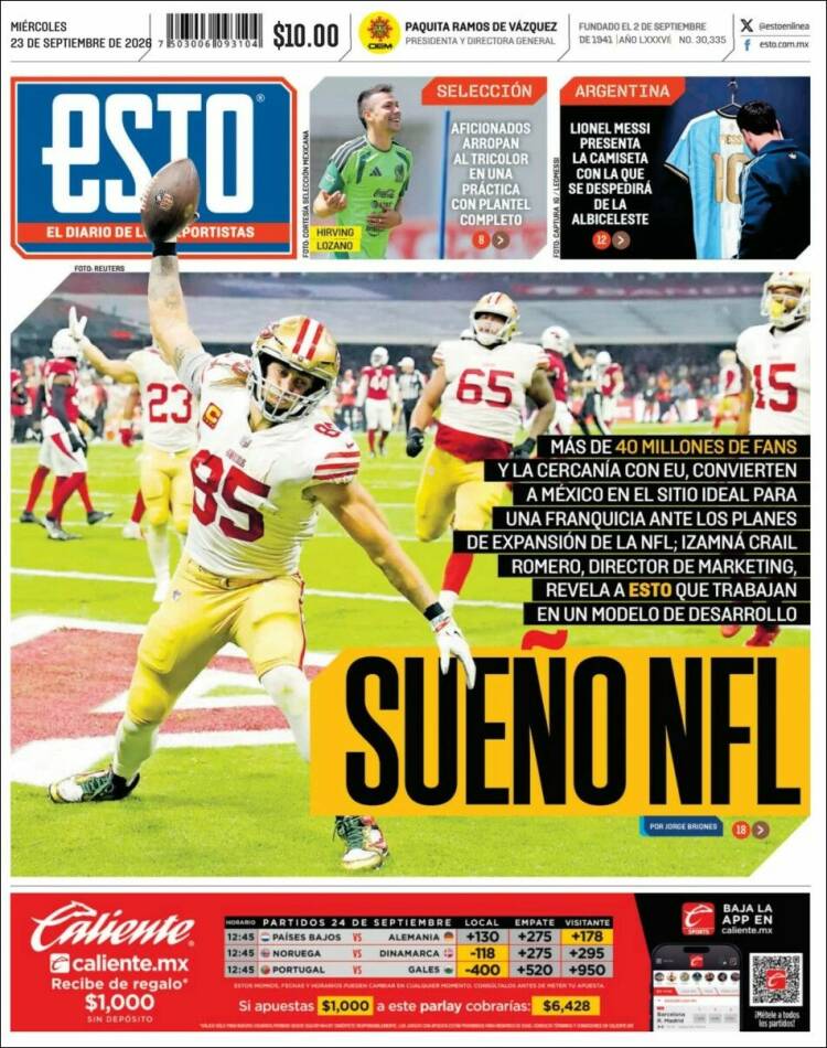 Portada de Esto (M&eacute;xico)