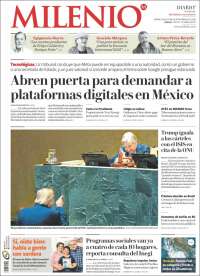 Portada de Milenio (M&eacute;xico)