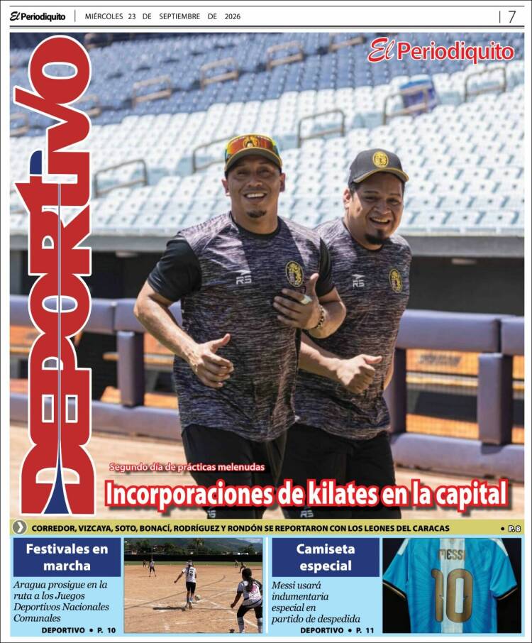 Portada de Periodiquito de Aragua (Venezuela)