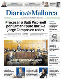 Portada de Diario de Mallorca (Espagne)
