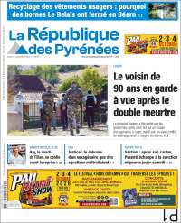 Portada de La République des Pyrénées (France)