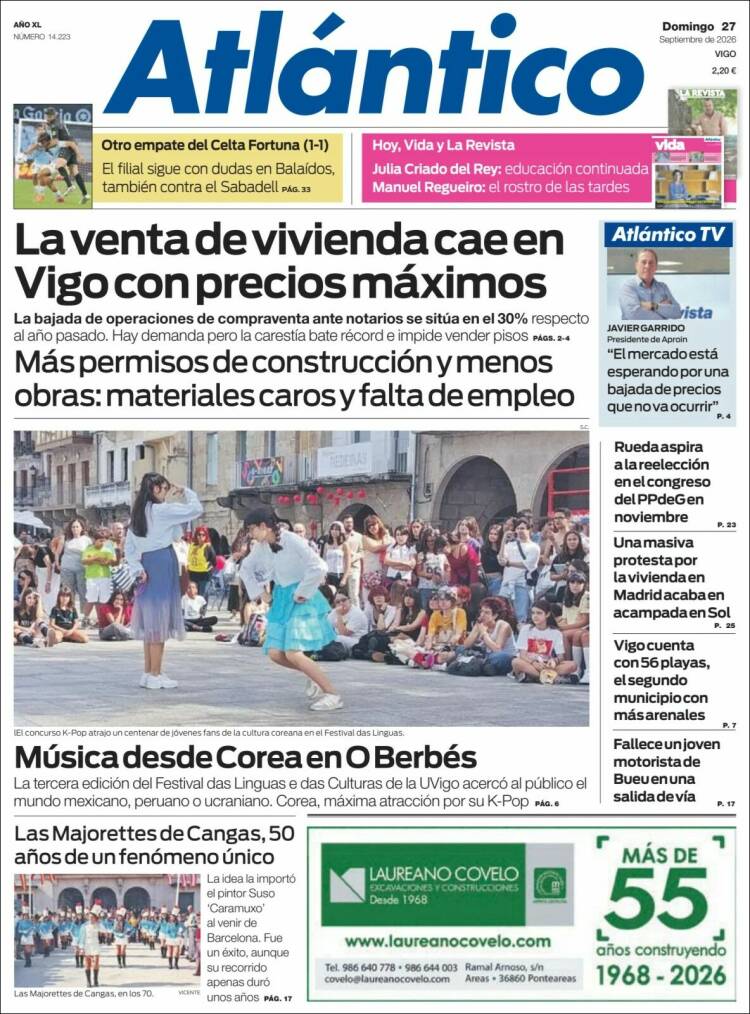 Portada de Atlántico Diario (Espa&ntilde;a)