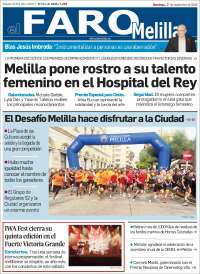 Portada de El Faro de Melilla (Espa&ntilde;a)