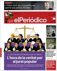 Portada de El Periódico de Catalunya (Espa&ntilde;a)