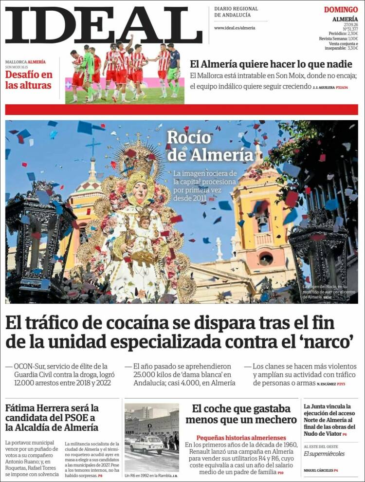 Portada de Ideal Almeria (Espa&ntilde;a)