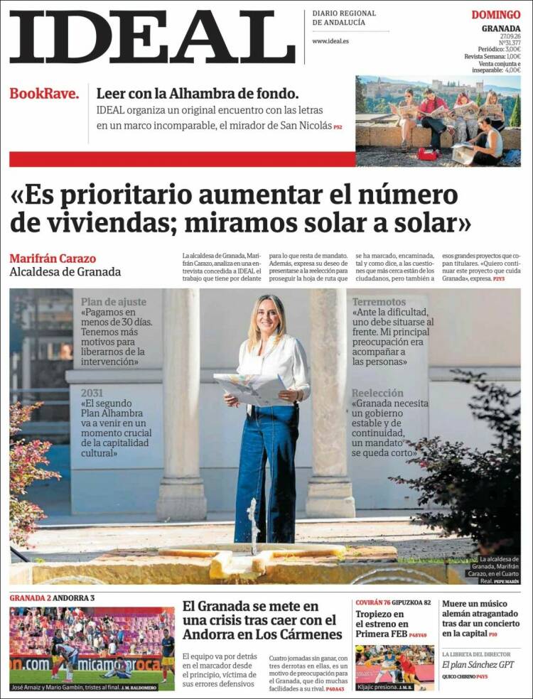 Portada de Ideal (Espa&ntilde;a)