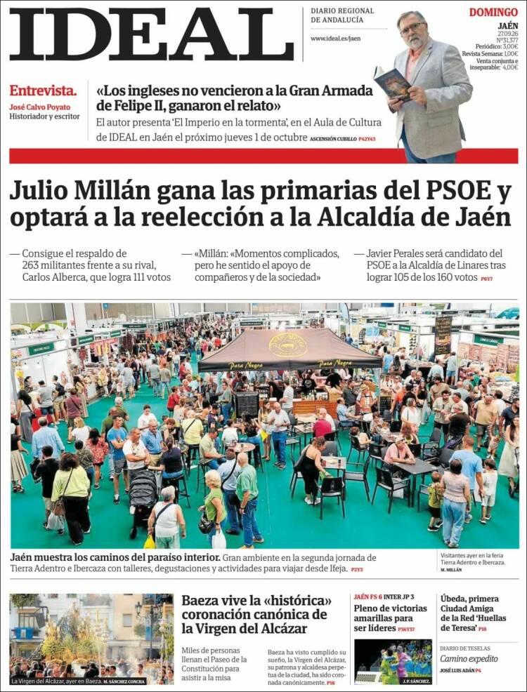 Portada de El Ideal de Jaén (Espa&ntilde;a)
