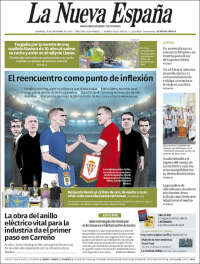 Portada de La Nueva España (Espa&ntilde;a)