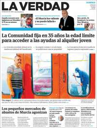 Portada de La Verdad de Murcia (Espa&ntilde;a)
