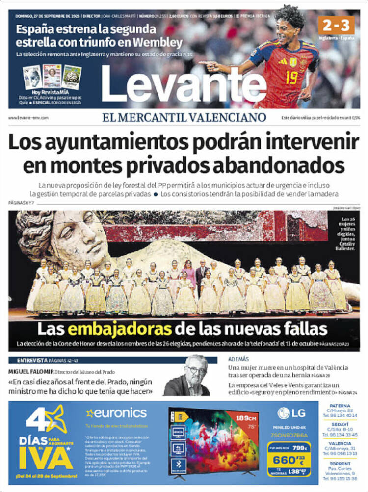Portada de Levante (Espa&ntilde;a)