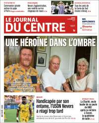 Portada de Le Journal du Centre (Francia)