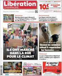 Portada de Libération Champagne (France)