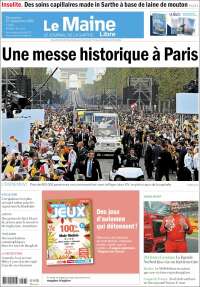 Portada de Le Maine Libre (Francia)