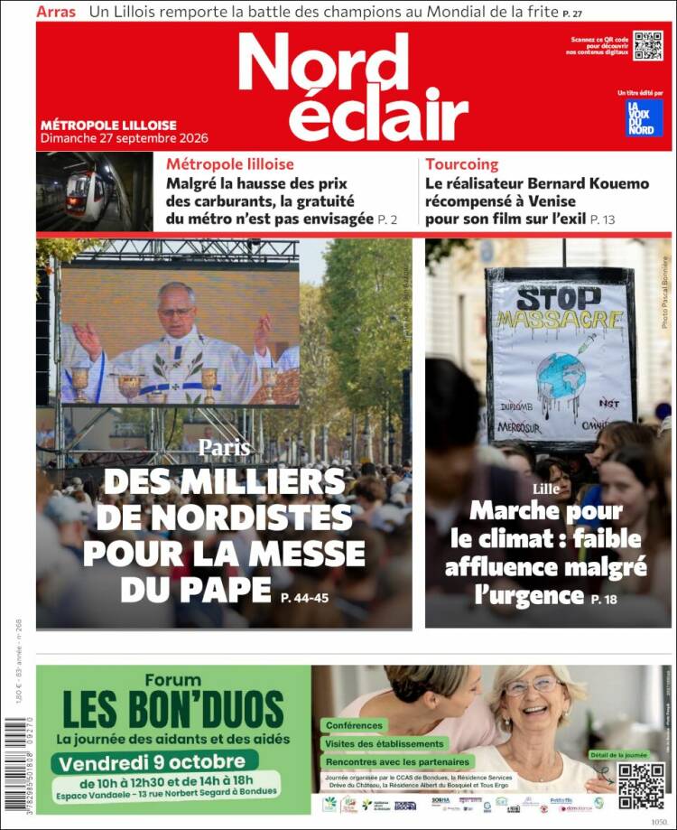 Portada de Nord Éclair (Francia)