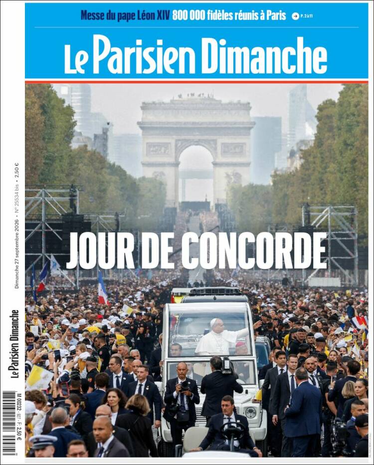 Portada de Le Parisien (Francia)