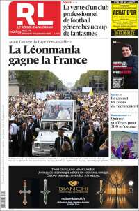 Portada de Le Republicain Lorrain (Francia)