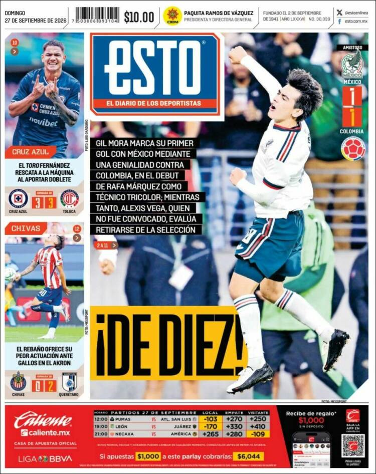 Portada de Esto (M&eacute;xico)