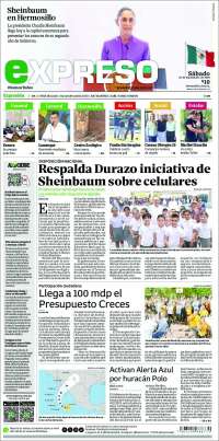 Portada de Expreso (Mexique)