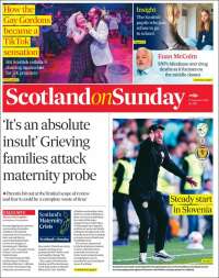 Portada de The Scotsman (Reino Unido)
