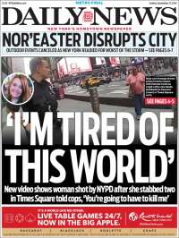 Portada de Daily News - New York (&Eacute;tats-Unis)