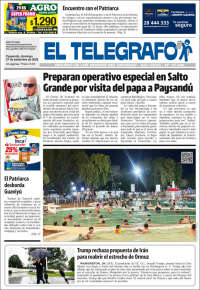 Portada de El Telégrafo (Uruguay)