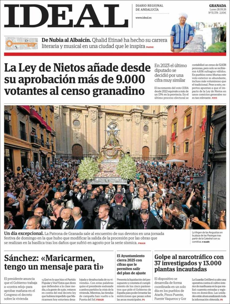 Portada de Ideal (Espa&ntilde;a)