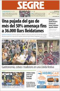 Portada de Segre (Espa&ntilde;a)
