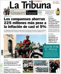 Portada de La Tribuna de Cuenca (Espa&ntilde;a)