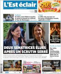 Portada de L'Est Eclair (Francia)