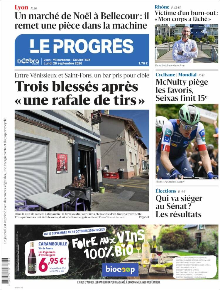 Portada de Progres de Fecamp (Francia)