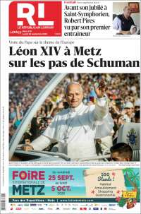 Portada de Le Republicain Lorrain (Francia)