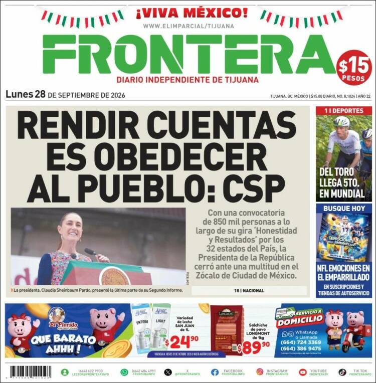 Portada de Frontera (Mexico)