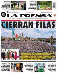 Portada de La Prensa (Mexico)