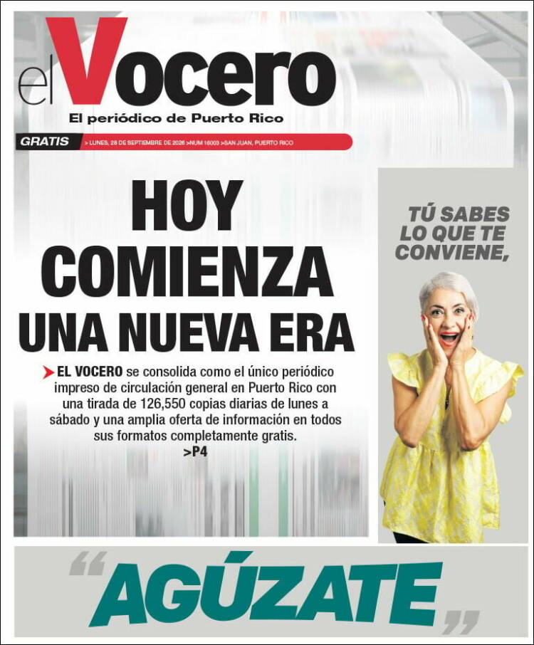 Portada de Vocero (Puerto Rico)